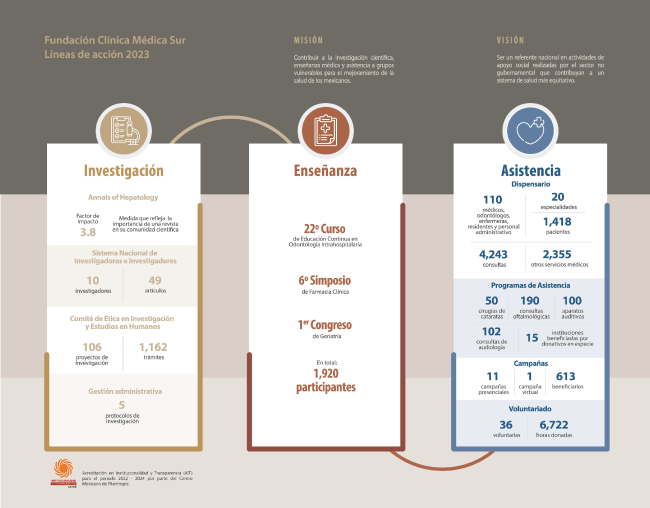 Fundacin Clnica Mdica Sur Lneas de Accin 2024